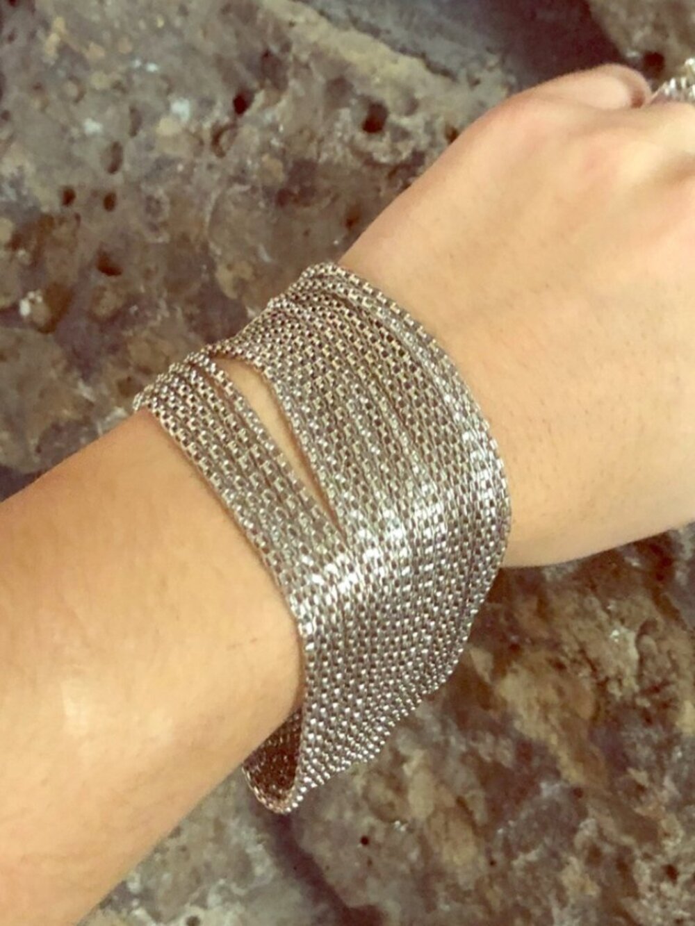 Express Silver Multi-chain Bracelet